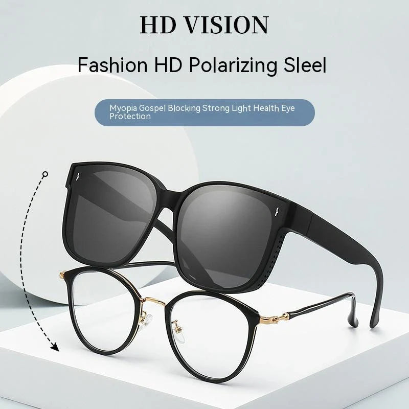 Stylish polarised anti-glare driving sunglasses for summer sun protection