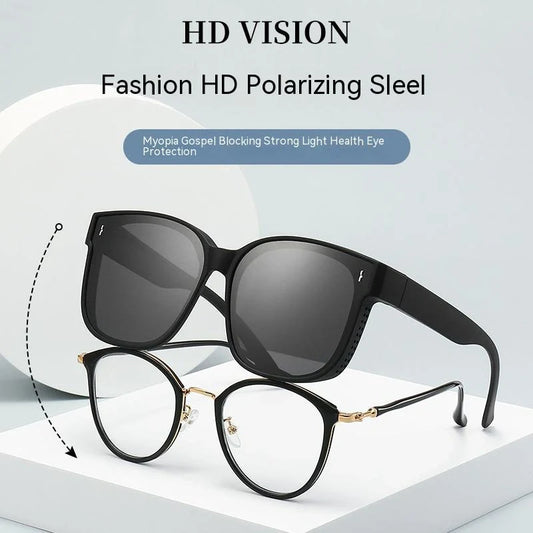 Stylish polarised anti-glare driving sunglasses for summer sun protection