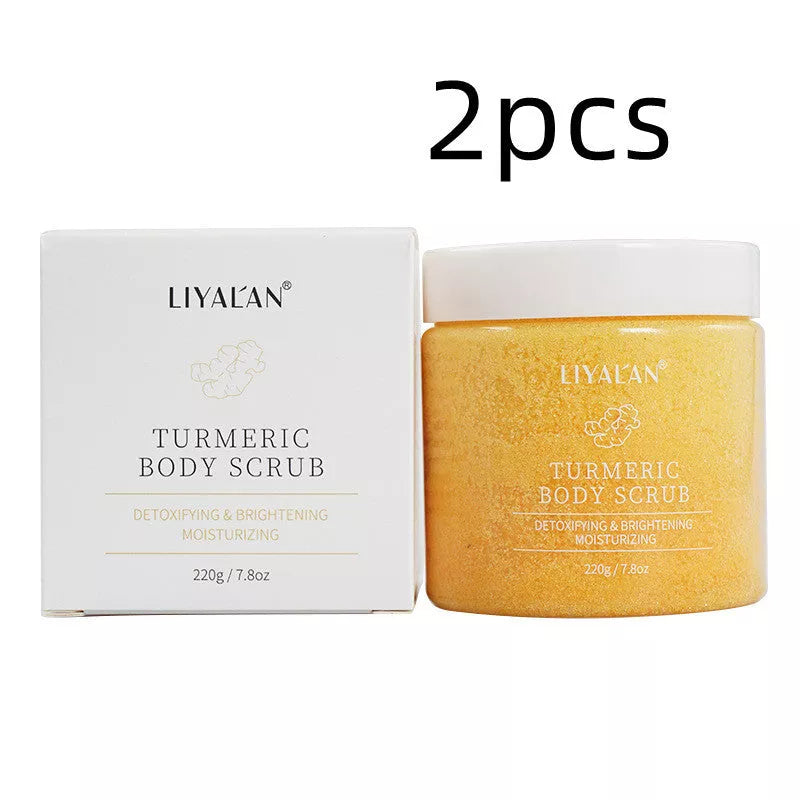 Turmeric Facial Scrub 220g for softening cutin and revitalising skin