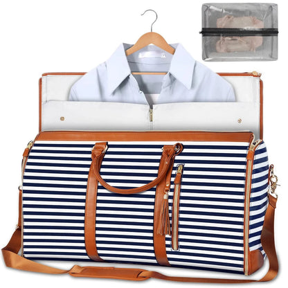 Stylish and durable carry-on travel bag with convenient organization pockets and versatile storage options