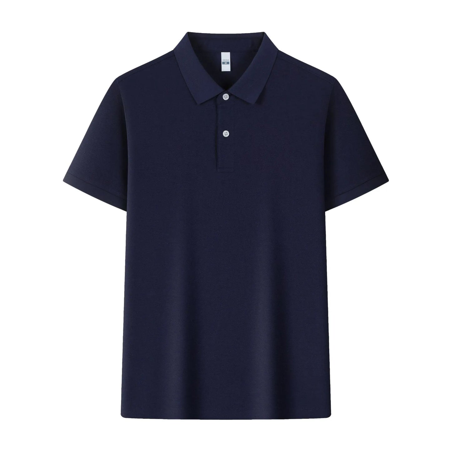 Ice silk cotton polo shirt with lapel collar in various colours for summer business wear