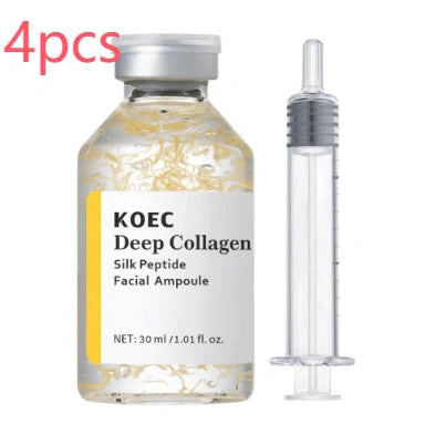 30ml collagen polypeptide ampoule solution with needle applicator for skincare