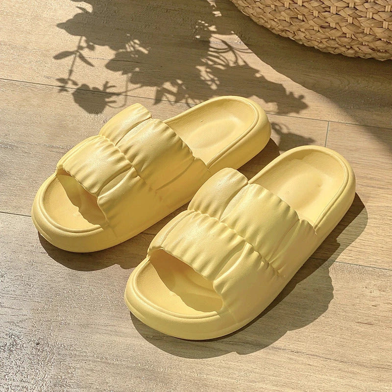 Stylish and comfortable bathroom slippers with a variety of vibrant color options, featuring a durable, waterproof, and anti-slip sole for all-day wear.