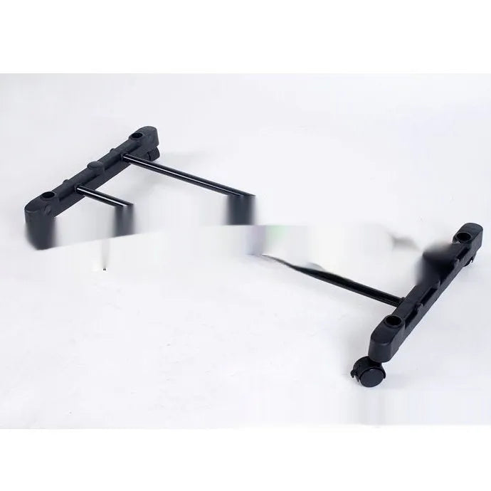 Stainless steel floor laundry rack, adjustable height 80-160cm, 78x42cm base, modern simplicity style, with alloy hanger.