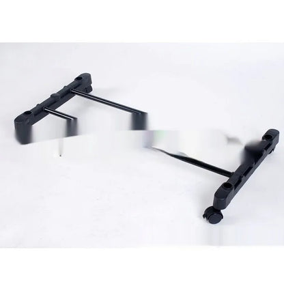 Stainless steel floor laundry rack, adjustable height 80-160cm, 78x42cm base, modern simplicity style, with alloy hanger.