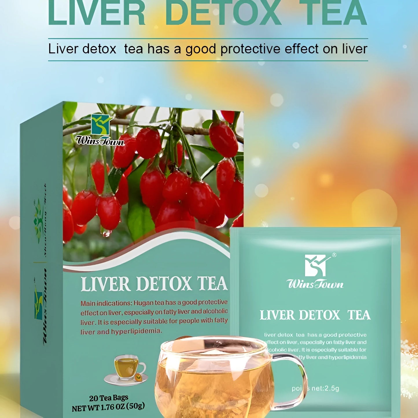 50g packaging of herbal substitute loose leaf tea with medicinal food homologous ingredients