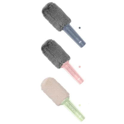 Wireless Bluetooth karaoke microphone in pink, blue or green colour with USB connection option