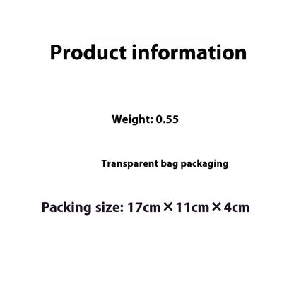 4-piece plastic car film wrapping tool kit with scraper blade set in transparent ziplock bag