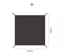 Landwolf Large Space Tunnel Tent for outdoor camping with UV protection and waterproof features