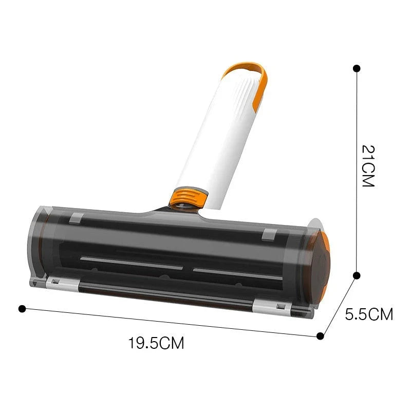 A versatile pet hair removal brush made of durable ABS material, allowing for effortless grooming and cleaning of fabrics and surfaces.