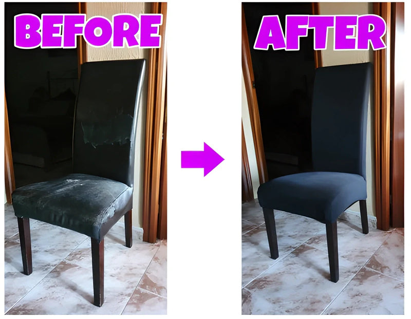 Homeenjoy UK Elegant Dining Chair Slipcovers - Revamp Your Seating in Style