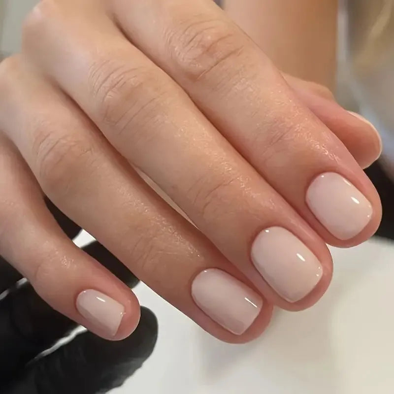 Plastic nail art set in solid colour MY119 for ladies fashion decoration