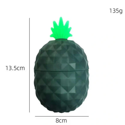 Silicone facial ice roller mold measuring 14.5cm by 7cm with pineapple and single horn style options