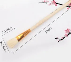 Wool brush painting pen with soft head for watercolour and oil painting with ceramic tracing