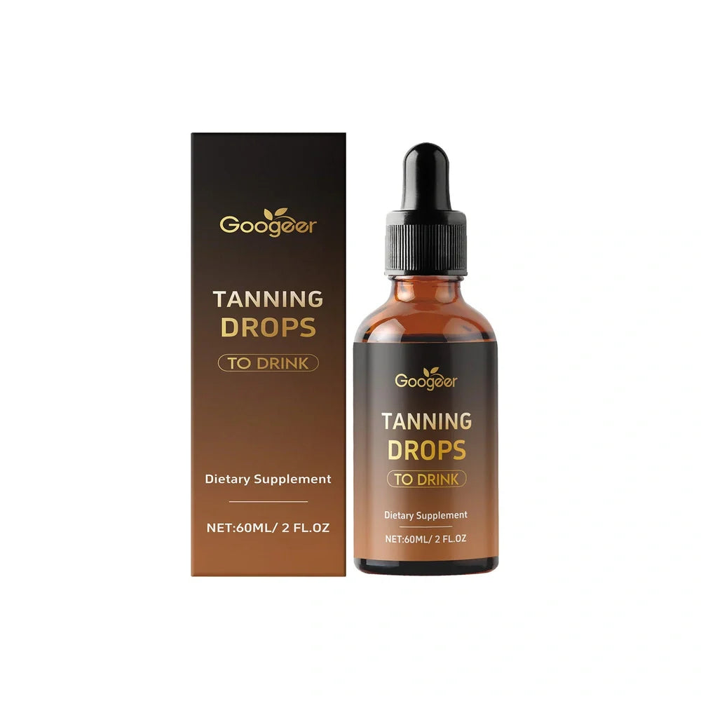 Googeer Tanning Drops To Drink Body Treatment 60ml bottle with dropper for gradual colour development