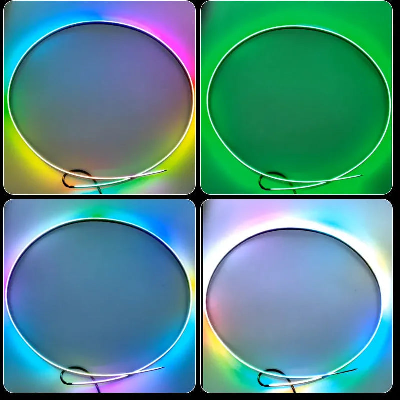 110cm long flexible LED car interior ambient lighting strip with remote control