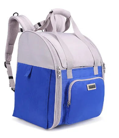 Medium-hard pet carrier backpack for small dogs and cats up to 10kg with aluminium buckles