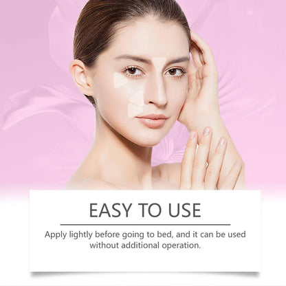 Facial skin fine lines nursing adhesive bandage with 144 hyaluronic acid patches in packaging