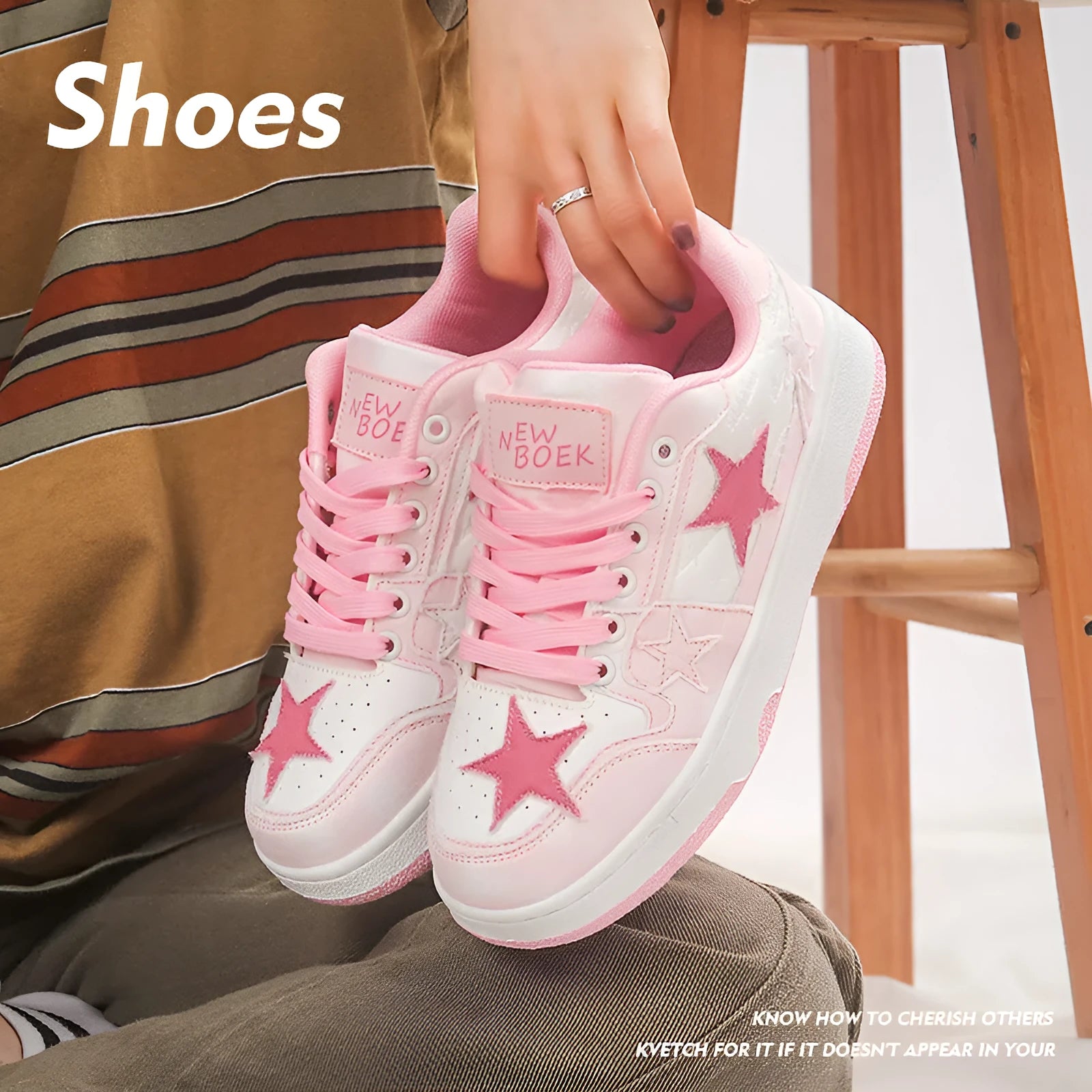 Adult skateboard shoes with denim upper and round toe design in black, green, pink colours