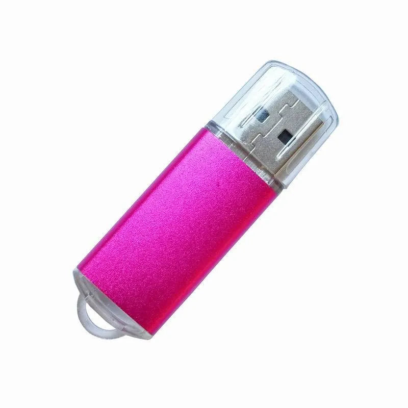 Software encryption USB dongle with metal shell in six colour options showing compact dimensions