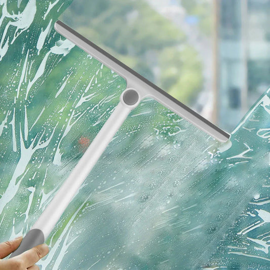 Versatile car window scraper with 360-degree rotating design, sturdy PP handle, and flexible TPR strip for effortless window cleaning