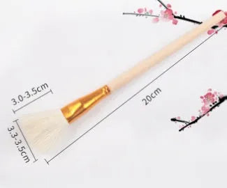 Wool brush painting pen with soft head for watercolour and oil painting with ceramic tracing