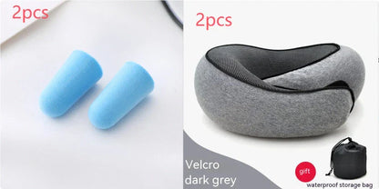 Comfortable U-Shaped Travel Neck Pillow in various colors, designed to provide superior neck support and relaxation during long journeys.