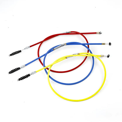 Scrambling motorcycle and ATV cable set showing 0.98 metre length with colour options for 110-125cc engines