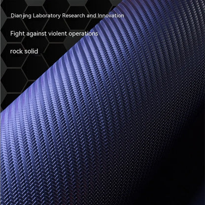 Black gaming mouse mat with TYPC interface luminous design measuring 300x800mm