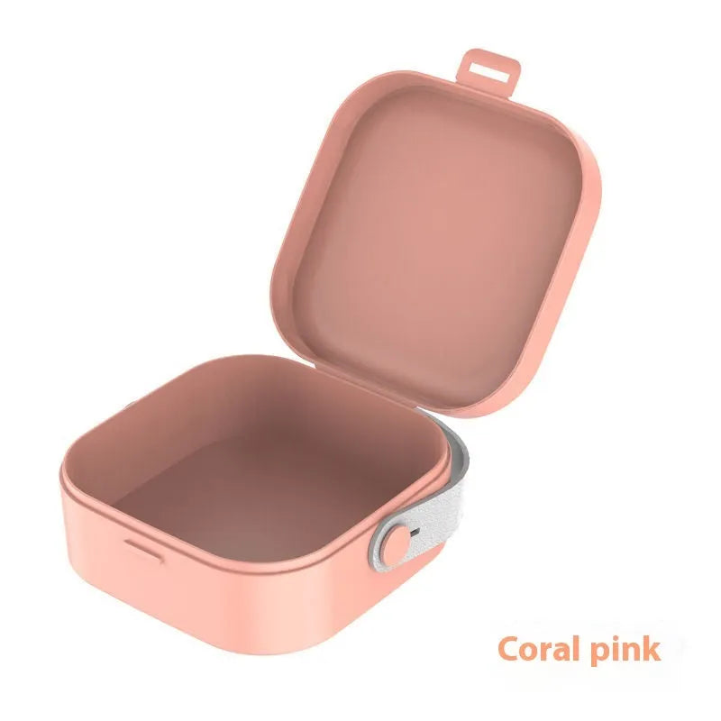 Multifunctional portable storage box for headset cables in polypropylene with cover, dimensions 4293092,3278158 cm