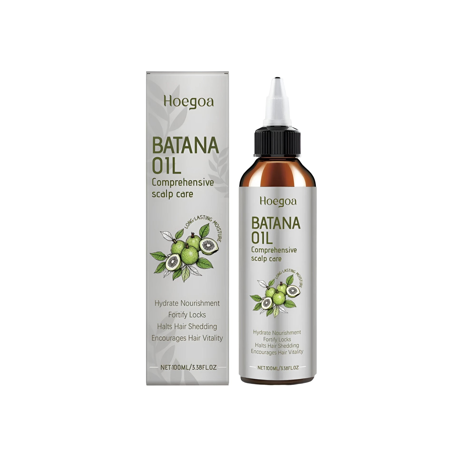 100ml bottle of Platthana Hair Care Oil with ginger and rosemary.