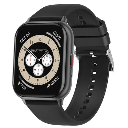 T17F smart watch with TFT screen, touch button, Bluetooth calling, sleep monitoring, in pink or black.