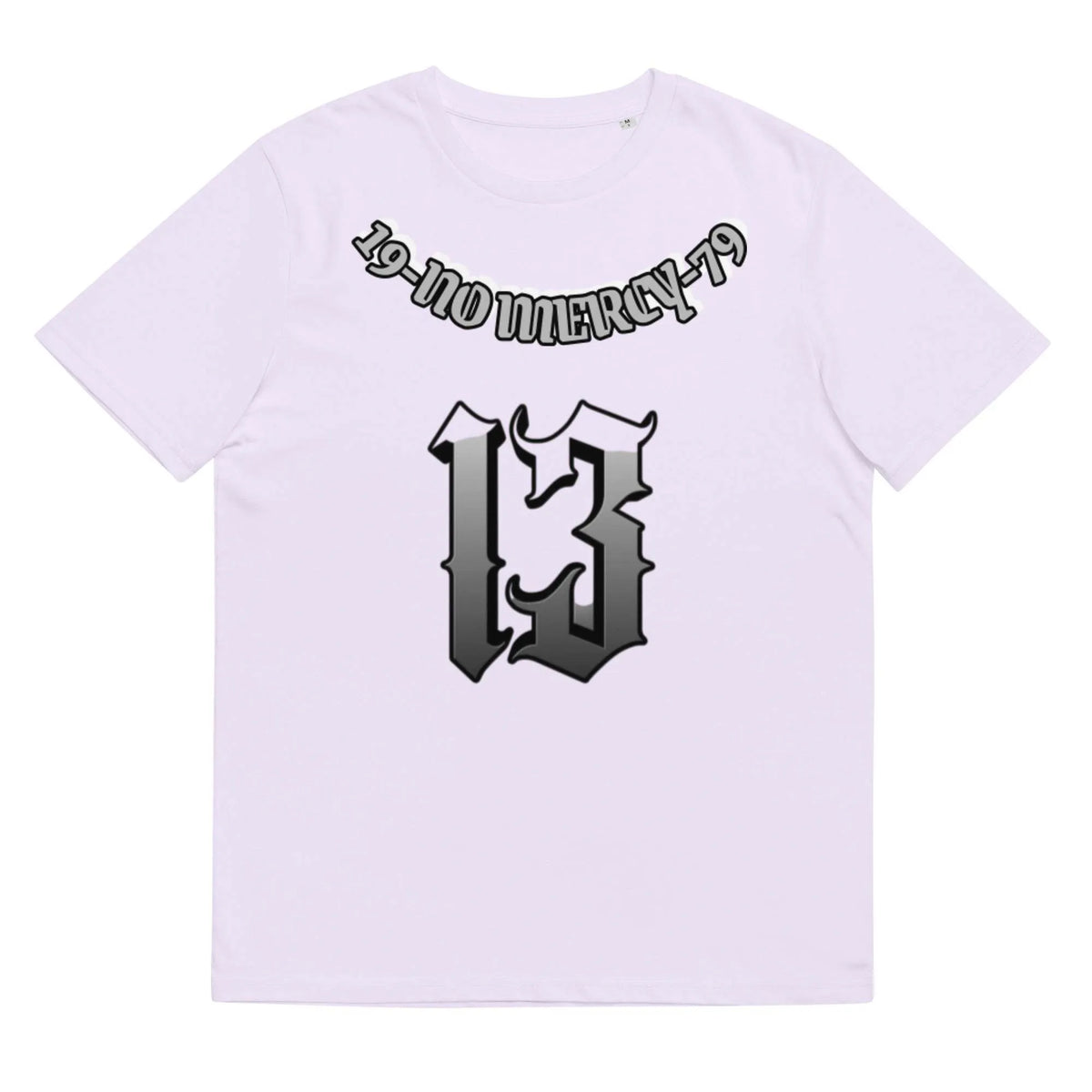 Cotton unisex summer t-shirt in loose straight cut with short sleeves