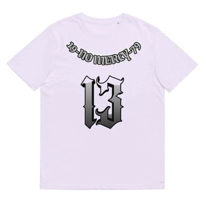 Cotton unisex summer t-shirt in loose straight cut with short sleeves