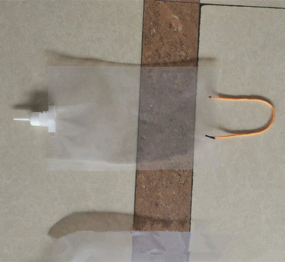 A transparent, self-watering plant feeder device with a 1000ml or 3000ml capacity, designed to keep indoor and outdoor plants hydrated for up to 7 days.