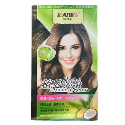 Plant aromatic soft luster mild hair colour cream 120ml tubes in maroon, wine red, chestnut brown, dark brown