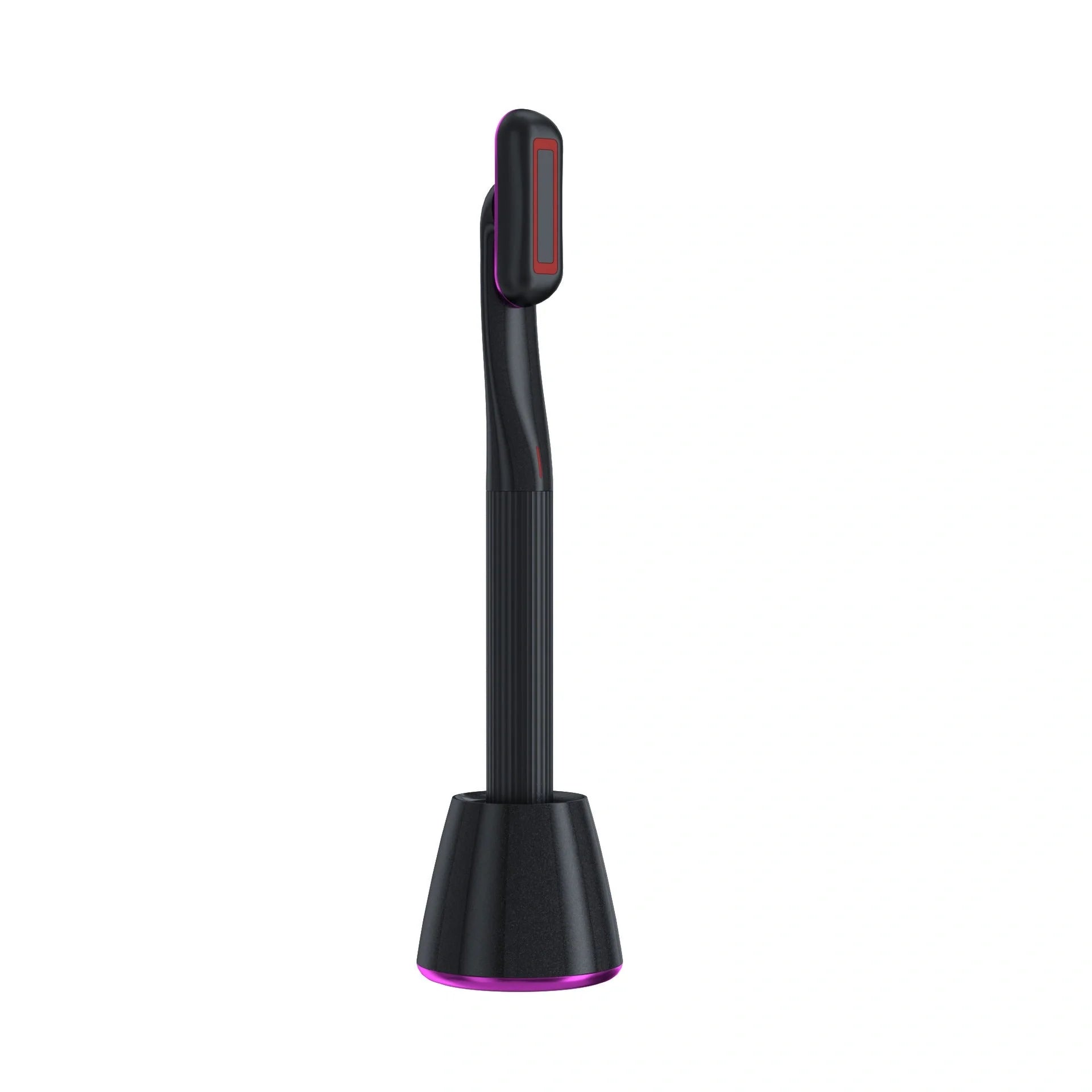 360 Degrees Rotary Eye Massage Wand with red LED light therapy and therapeutic warmth