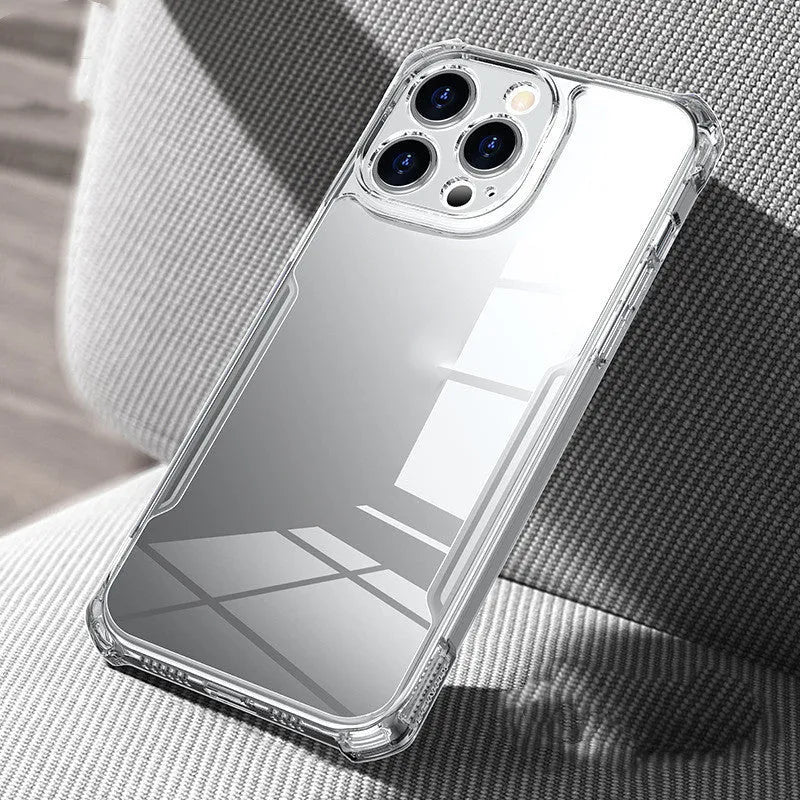 TPU phone case for iPhone 14 series in cool black with lens fine hole and all-inclusive cover