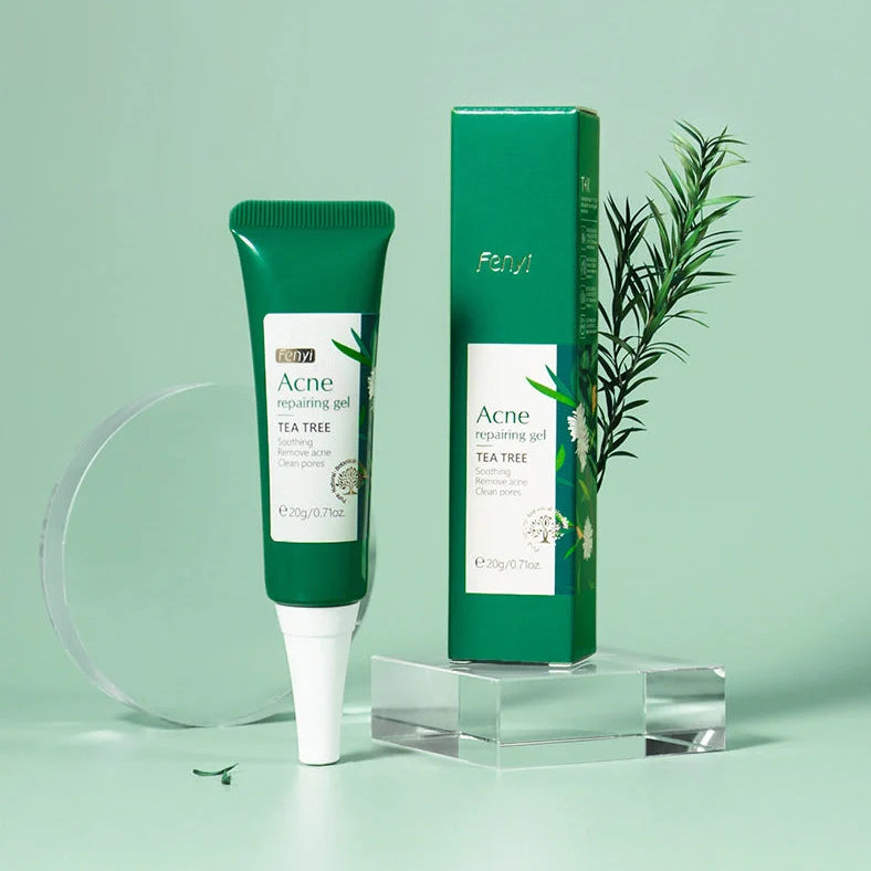 20g moisturising skincare container with acne medicine and tea tree oil formula