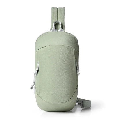 Nylon outdoor crossbody sports bag with mobile phone compartment in multiple colour options
