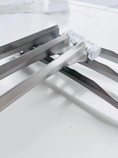 Aluminium alloy cosplay war claws in mirror and matte finishes