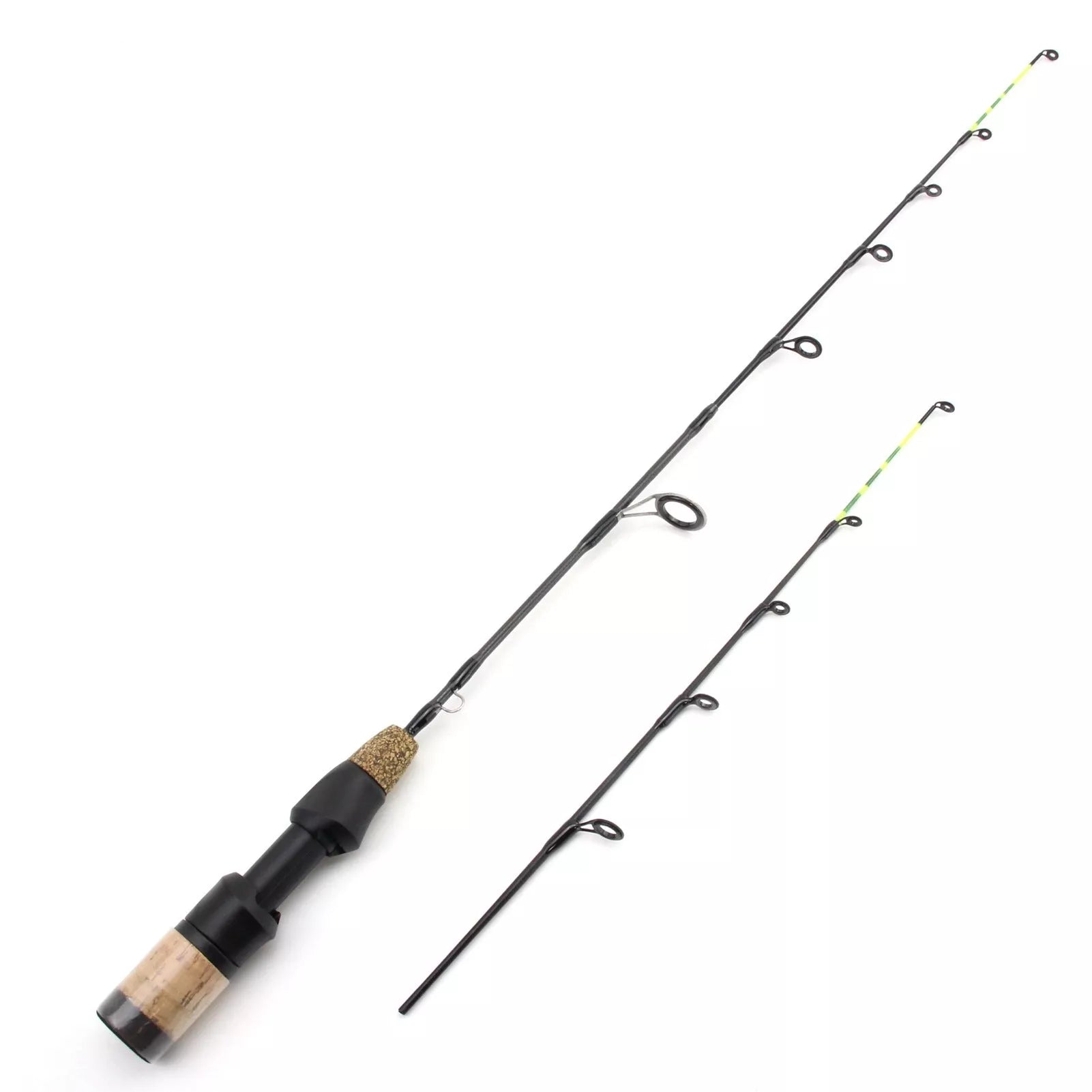 Double Tip Ice Fishing Rod with Spinning Wheel Tackle Set for winter angling