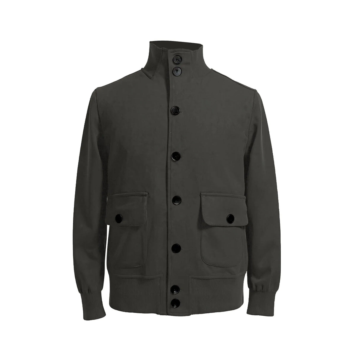 Men's retro deerskin velvet jacket in solid colour, available in seven colours and sizes M to XXXXL