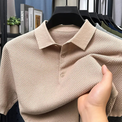 Loose fitting pure cotton short sleeve pullover in grey colour showing casual design
