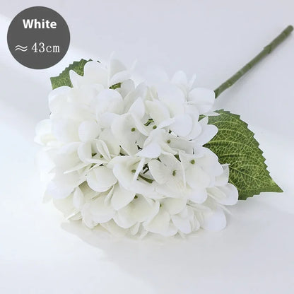 43cm tall white artificial silk flower pincushion decoration for weddings and photography.