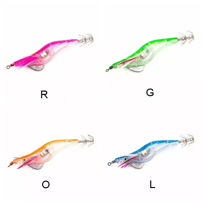 Bionic Bait Electronic Shrimp Mino fishing lure with 3D eyes and environmental paint