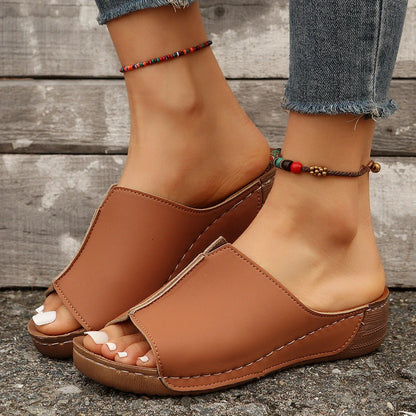 Stylish summer wedge sandals for women in various colors and sizes