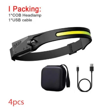 A versatile LED headlamp with a wide-angle beam, long-range side lighting, and hands-free operation for outdoor adventures