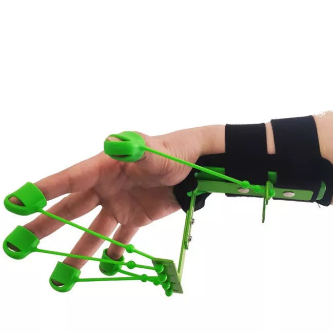 5-finger silicone wrist tensioner set for grip strength and flexibility training