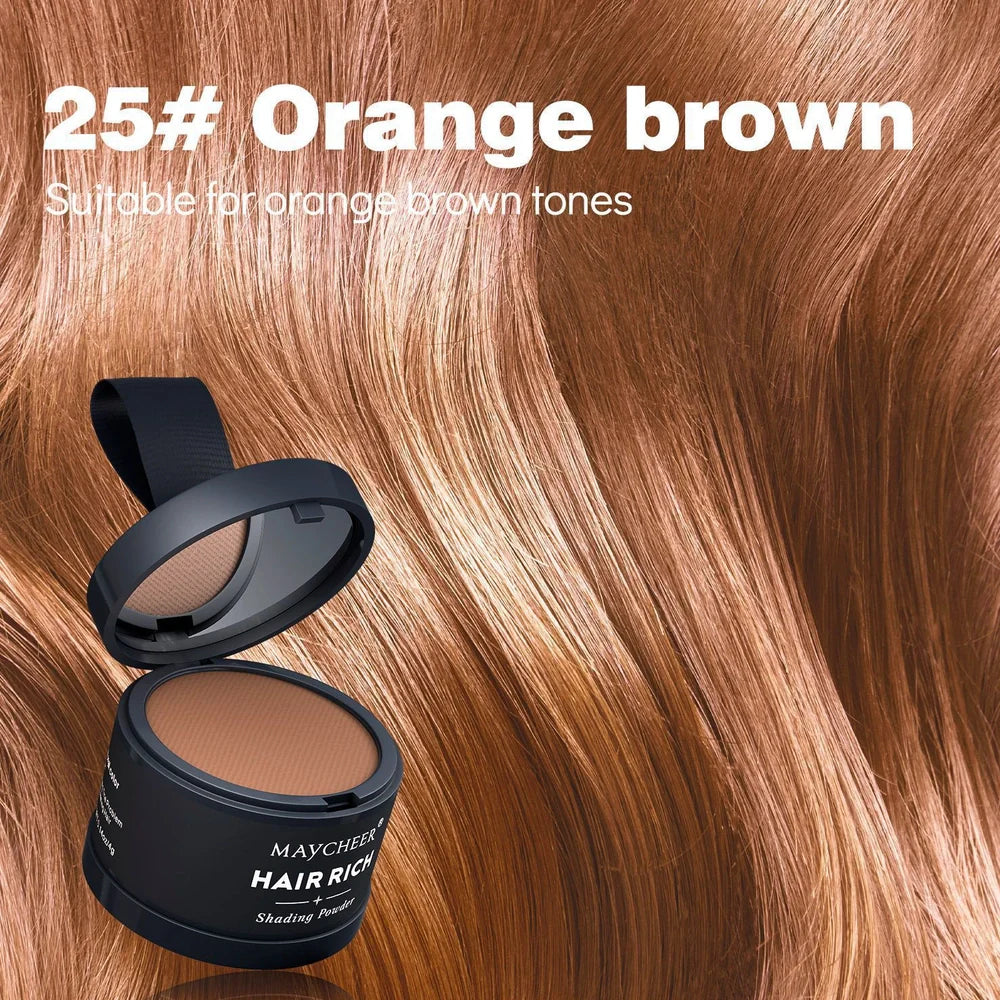 Hairline sculpting contour powder in plastic container with 4g content and waterproof properties